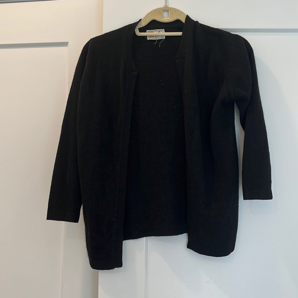 Black cashmere cardigan 100% cashmere